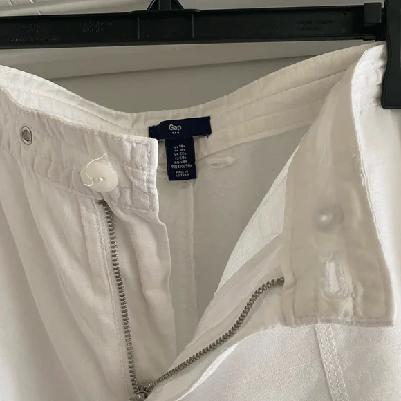 White Linen Pants - Picture 4 of 4